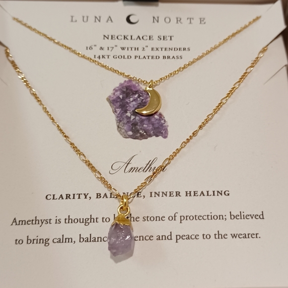 2 pc Luna Norte Gold plated Necklaces
With 14kt go - Picture 6 of 10